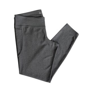 Under Armour Compression High Rise Capri Leggings XXL Heathered Gray Side Pocket